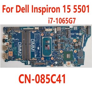 For   Inspiron 15 5501 Laptop Motherboard i7-1065G7 19775-1 CN-085C41 Tested *le
