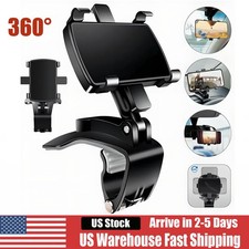 Universal 360  Car Phone Mount Holder Clip For Cell Phone Samsung Galaxy iPhone