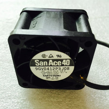 Sanyo 9GV0412P3J08 DC12V 0.60A 4cm 4028 4-wire cooling fan