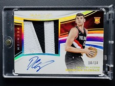 2024-25 Immaculate Donovan Clingan RC Rookie Premium GOLD Patch Auto 10/10≈1/1