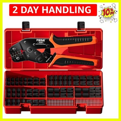 Crimping Tool and JST Connector Kit - 14 Types of 2.5 mm Connectors & Crimp P...