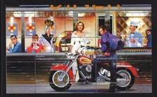 TURKMENISTAN 1999 ARKUSZ HOLLYWOODZKI MNH - MARILYN MONROE & JAMES DEAN