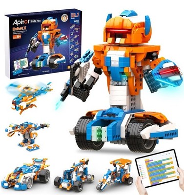 Apitor Robot X, STEM Robot Toys for Kids 8-12 App-Enabled Educational Coding Toy