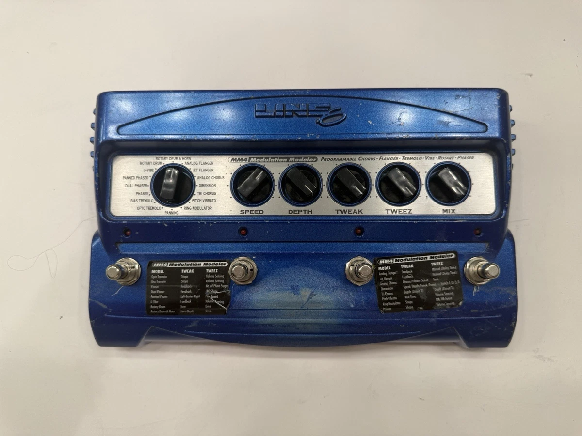Line 6 MM4 Modulation Modeler Programmable Guitar Multi Effects