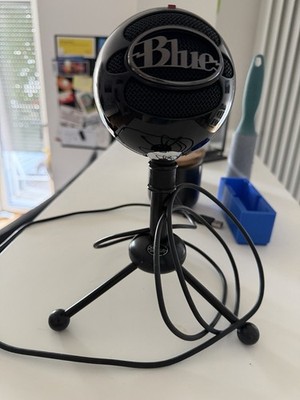 Blue Snowball Mikrofon USB Schwarz Studioqualität