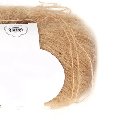 5 Pelotes De Laine Angora Douce Pour Tricoter Des écharpes - Photo 1/4