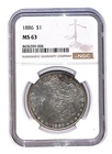 1886 Morgan Dollar NGC MS 63