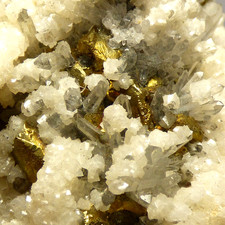 Chalcopyrite Quartz etc Herja Mine Romania Mineral Specimen 10cm ex Dr Bob King