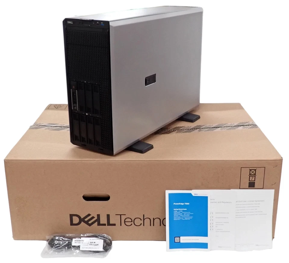 NEW Dell PowerEdge T560 12C Silver 4410Y 32GB RAM 480GB SSD 8-Bay Tower Server - Image 2 of 4