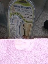 Door Monkey Door Lock  Pinch Guard for Door Knobs  Lever Handles - Child Safe