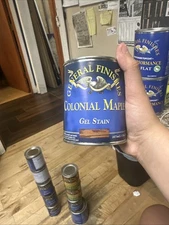General Finishes Oil Base Gel Stain 1 Pint Colonial Maple