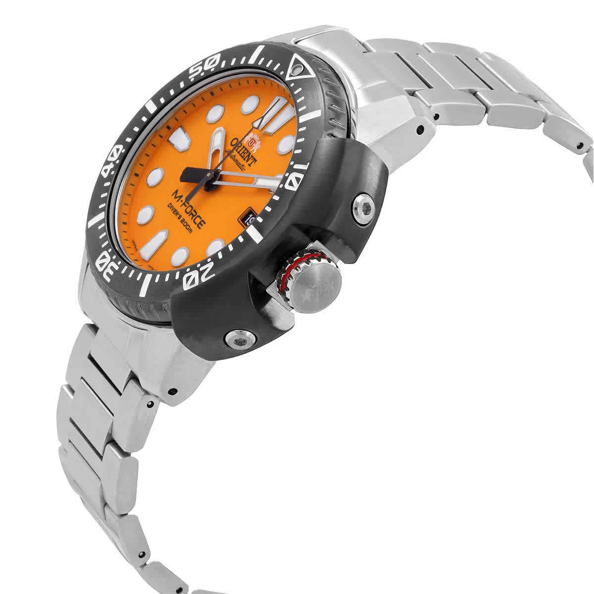 Orient hot sale orange watch