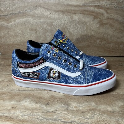 Vans Cobra Kai Eagle Fang Old Skool Skate Shoes Mens Size 8-14