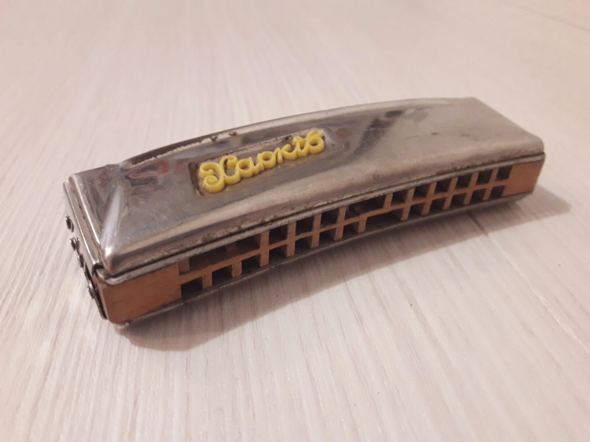 USSR Vintage mouth organ harmonica Kharkiv . Made in Soviet Union
