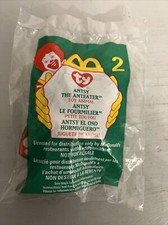 Antys The Anteater Stuffed Plush TY Mcdoanlds Happy Meal TOY New Sealed