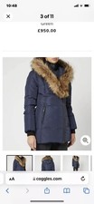 New Mackage Adali Down Coat Size 10 New Rrp £890