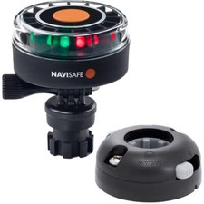 Navisafe Navilight 2NM Tricolor w/Navimount Base Horizontal Mount - Black - 340K