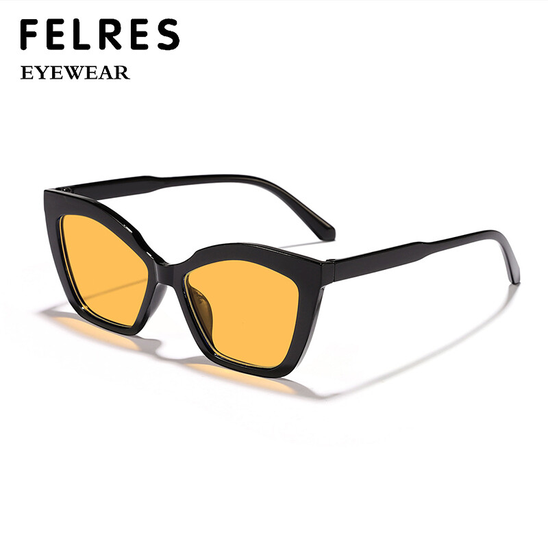 Cat Eye Sunglasses Women Outdoor Driving Traveling Shade Glasses UV Protection-image