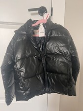 Crewcuts Black Girls Puffer Coat Size S