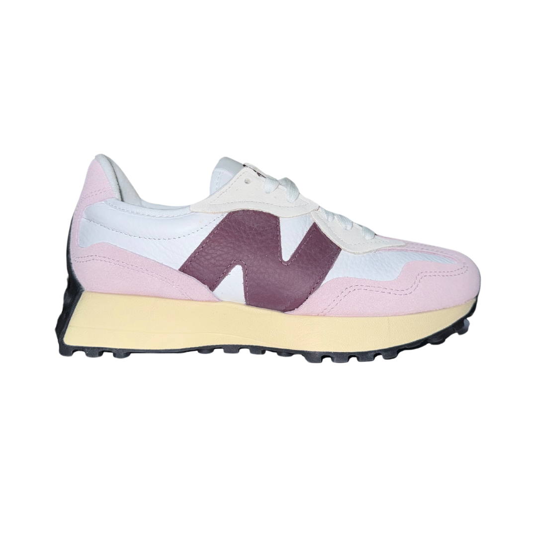New Balance スニーカー ホワイト/ピンク　327 New Balance ニューバランス キッズ スニーカー NewBalance 327