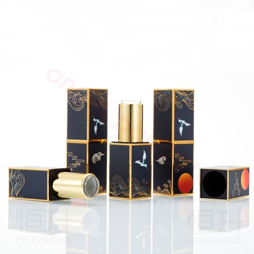 Belleza Estilo Chino Grabado 3D Magnético Vacío Tubos Lálsamo Labial Botellas - Imagen 2 de 4