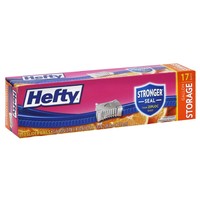 Hefty Gallon Storage Slider Bags 17 Ea (pack Of 6) on sale Hefty Gallon Storage Slider Bags 17 Ea (pack Of 6) on sale