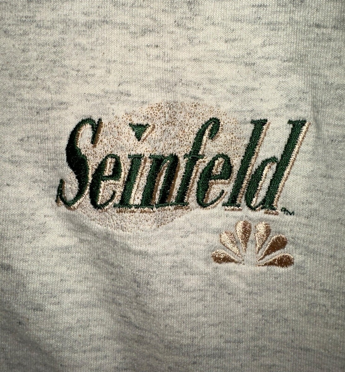 Vintage 90's Embroidered Seinfeld NBC Single Stitch T Shirt XL