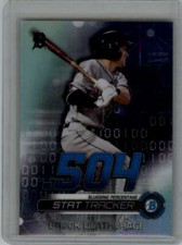 2019 Bowman Chrome Stat Tracker  #ST-BD Brock Deatherage Detroit Tigers