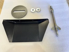 Heavy Duty Aluminium Ute Toolbox Canopy 4wd Spare Wheel Carrier / Holder - BLACK