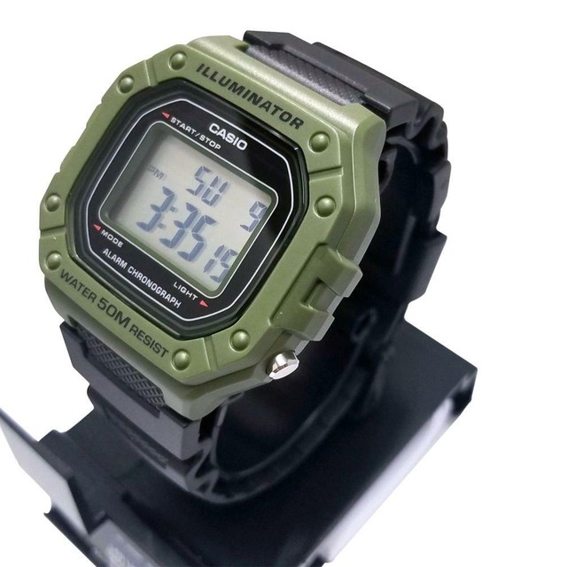 casio w218h black