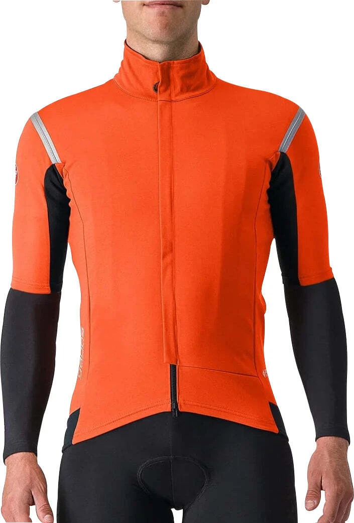 Castelli Gabba RoS 2 Mens Cycling Jersey Orange Short Sleeve Base Layer Top