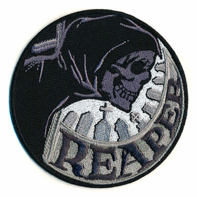 Kreepsville 666 Reaper Circle Graveyard Grim Horror Death Spooky Goth Patch PGRC