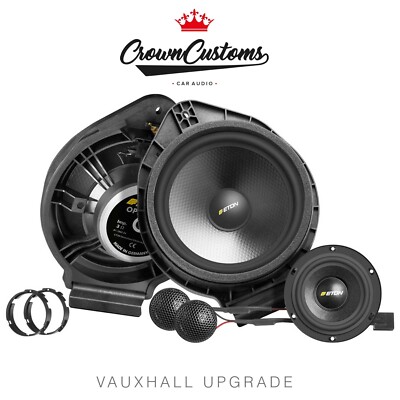 VAUXHALL ASTRA J 2-WEGE FRONTLAUTSPRECHER UPGRADE + CENTER AUTO AUDIO 160 WATT ETON