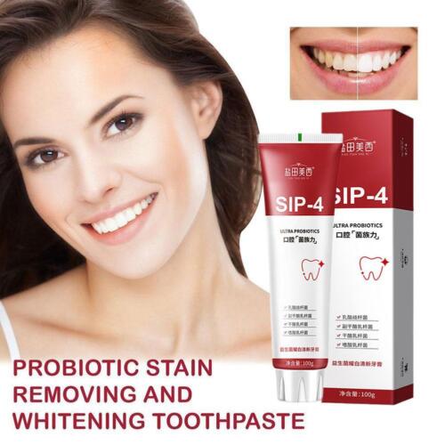 New SIP-4 Probiotic Toothpaste, SIP-4 Toothpaste Whitening. M3P8-US