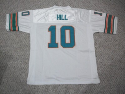 #ad TYREEK HILL Unsigned Custom Miami Sewn New Football Teal White Jersey Size S 3XL $31.20