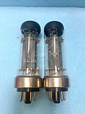 Telefunken EL34/6CA7 Metal Base Top Black Coated OO getter