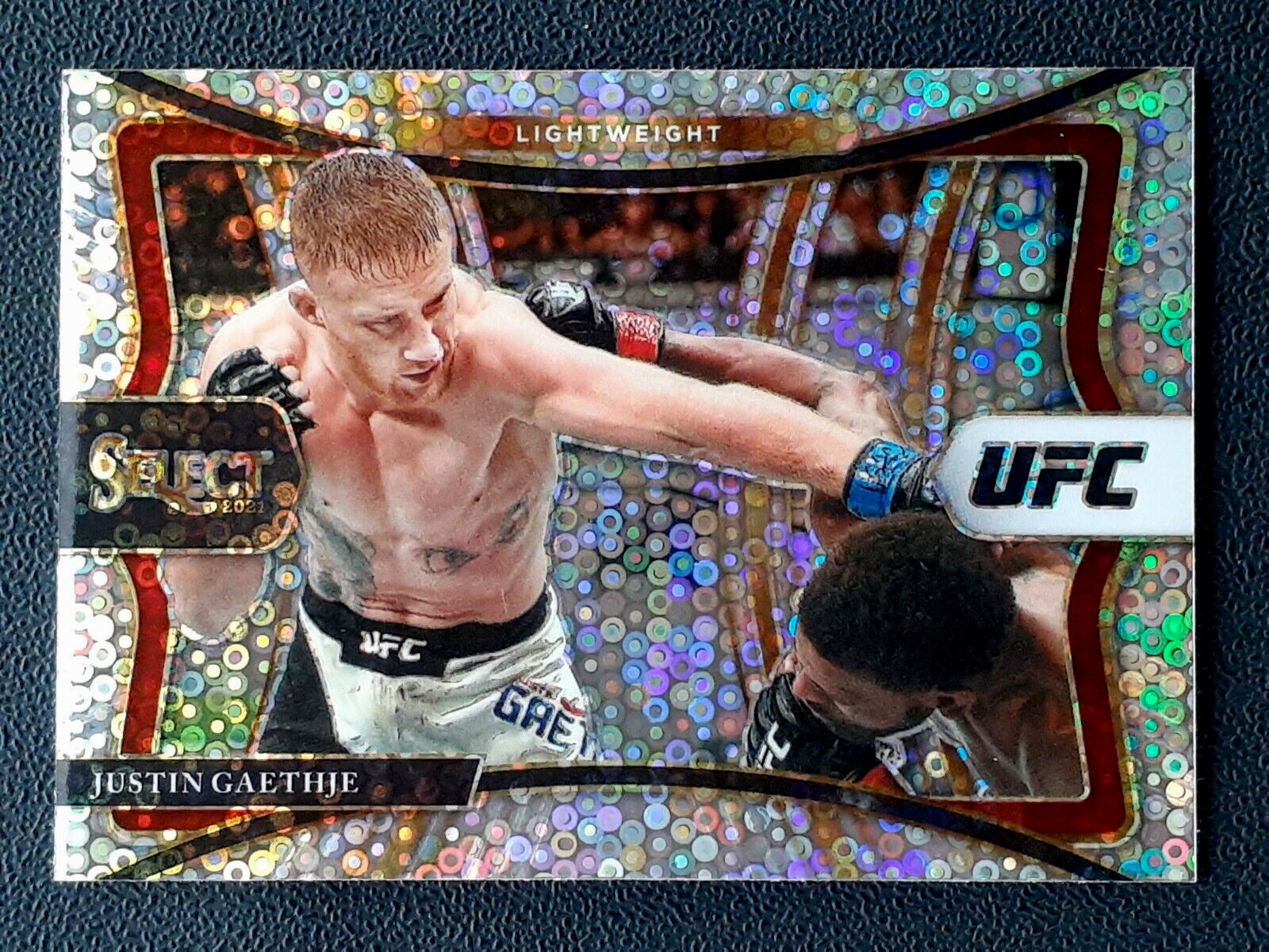JUSTIN GAETHJE 2021 SELECT UFC PRIZMS DISCO NO 150        29335