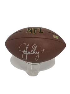 john elway autographed football