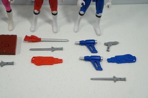 Power Rangers Turbo Complete Figure Set 5" Bandai 1997 Senturion Phantom Ranger - Bild 11 von 16
