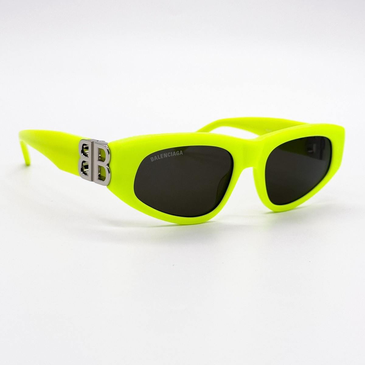 NEW BB0095S 007 BALENCIAGA YELLOW GREY WOMEN CAT EYE BALENCIAGA SUNGLASSES New BALENCIAGA BB0095S 007 Yellow/Grey 53-19-135 Sunglasses  main image 2