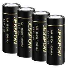 18500 Rechargeable Batteries with Flat Top, IMR 18500 Rechargeable Li-ion Bat...