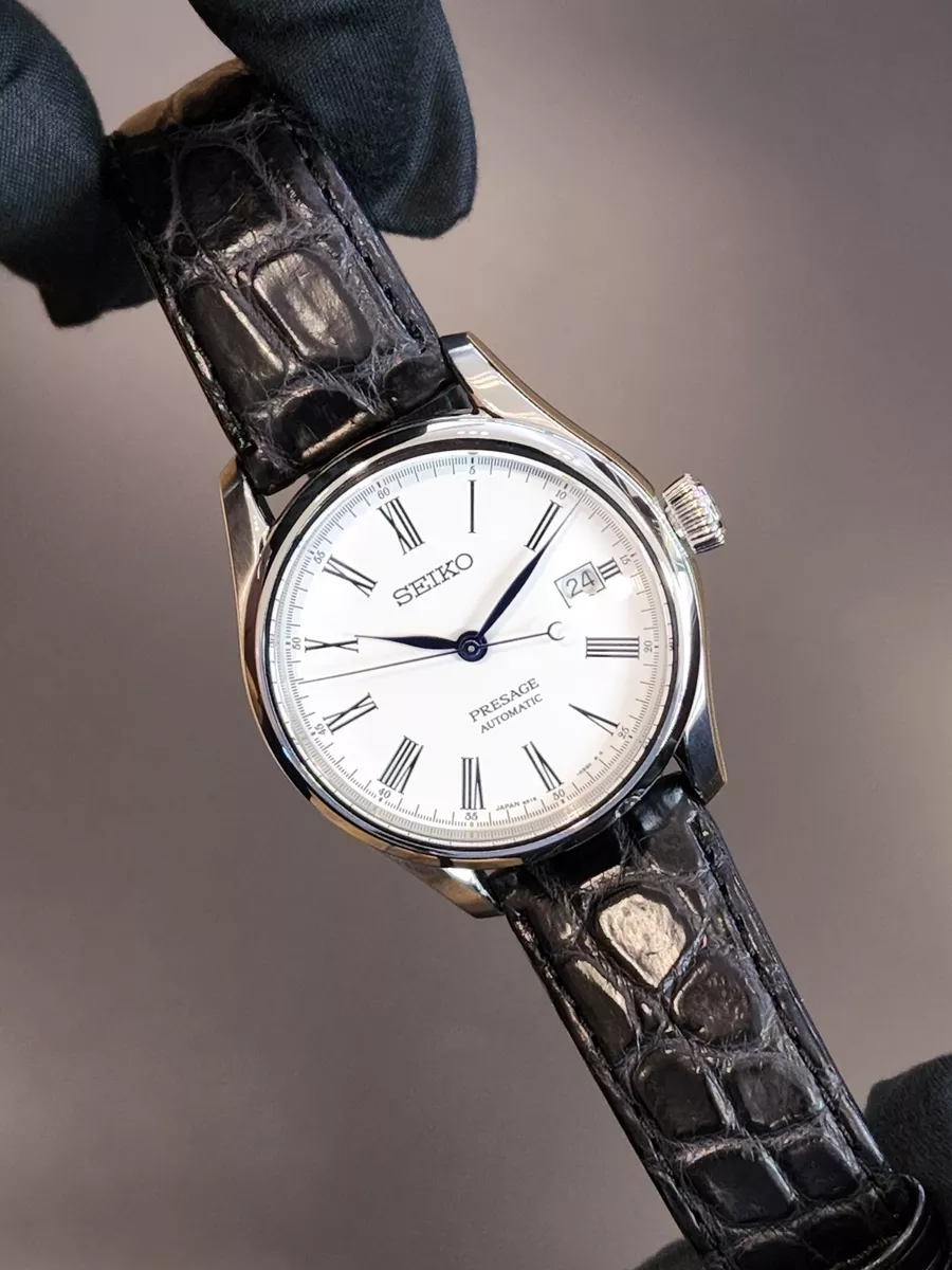 Seiko enamel best sale white