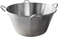 32'" inch XXLarge Stainless Steel Heavy Duty Cazo Inoxidable Wok Comal Deep Fry