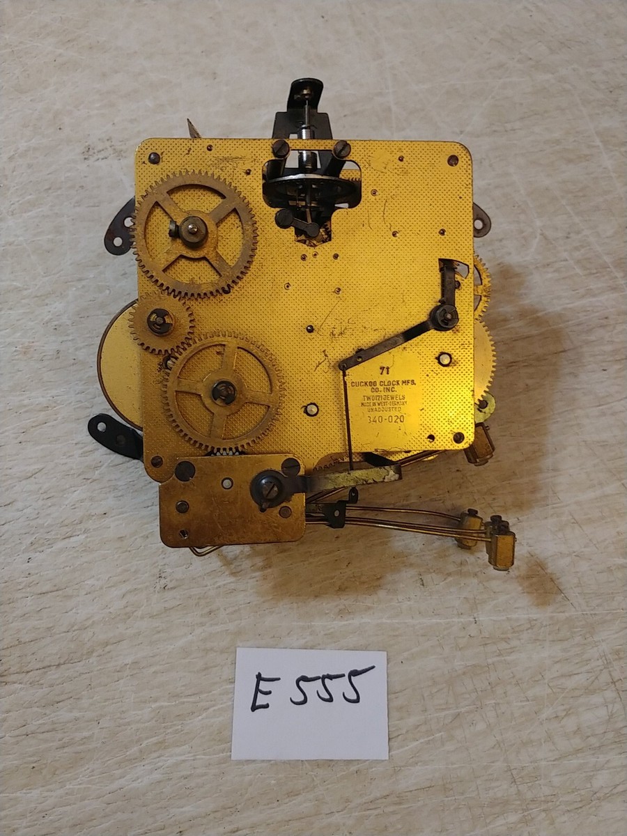 CUCKOO CLOCK WESTMINSTER CHIME MANTLE CLOCK MOVEMENT 340-020
