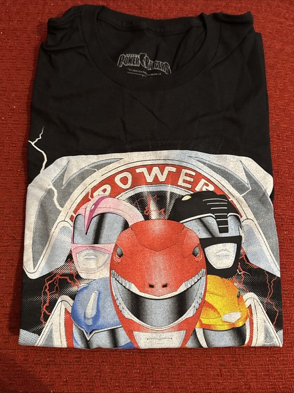 NEW Power Rangers White & Green Ranger Loot Wear Exclusive T-shirt Men's Small