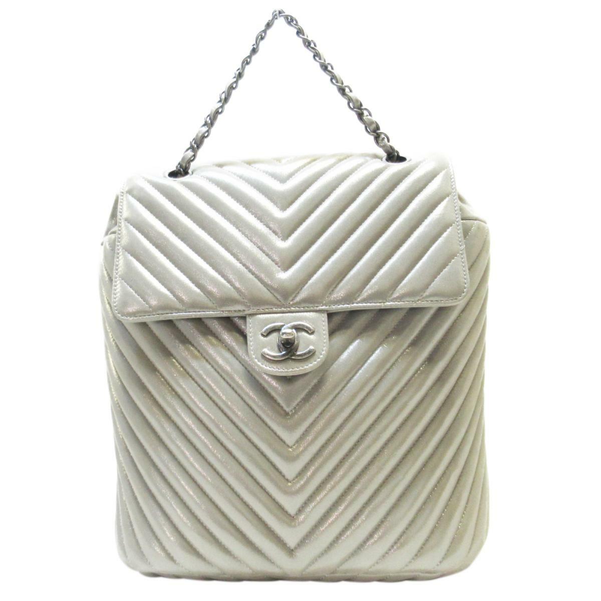 chanel chevron backpack
