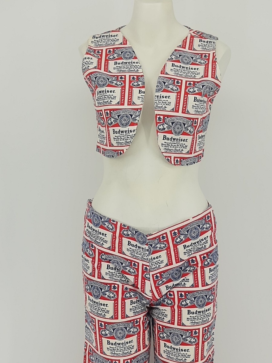 Rare VTG 70's  Budweiser Go-Go Women's Outfit  K Studios St Louis MO Size XS View 2