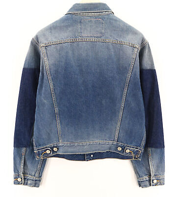 ACNE STUDIOS Bla Konst Men Jacket 48 Washed Blue Pure Cotton ACNE STUDIOS Bla Konst Men Jacket 48 Washed Blue Pure Cotton