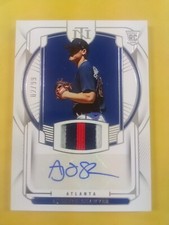 2023 Panini National Treasures AJ Smith Shawver Rookie Patch Auto True RPA #2/99