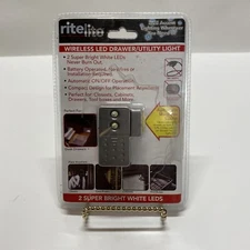Rite Lite Wireless 2 LED Drawer/ Ulility Light Closet Drawer Wardrobe Lamp